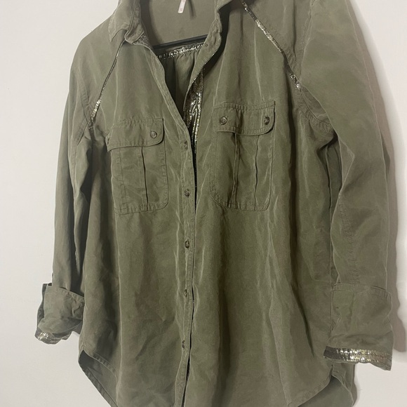 Free people off campus metallic details shirts‎ - Picture 5 of 9